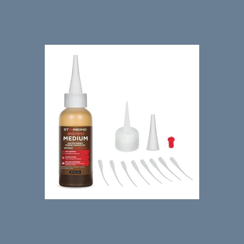 Starbond Brown Medium CA Glue 2oz