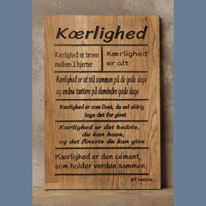 Krlighed 20x30