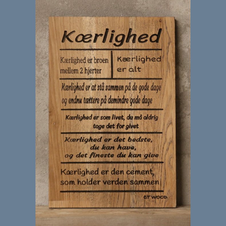 Krlighed 20x30