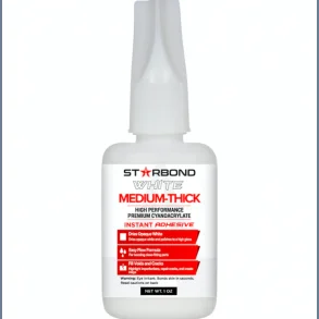 Starbond White Heavy Medium CA Glue (Medium Thick) 1oz