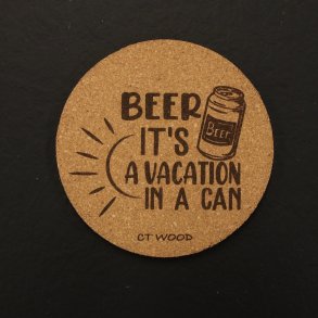 Beer it's a vacation in a can