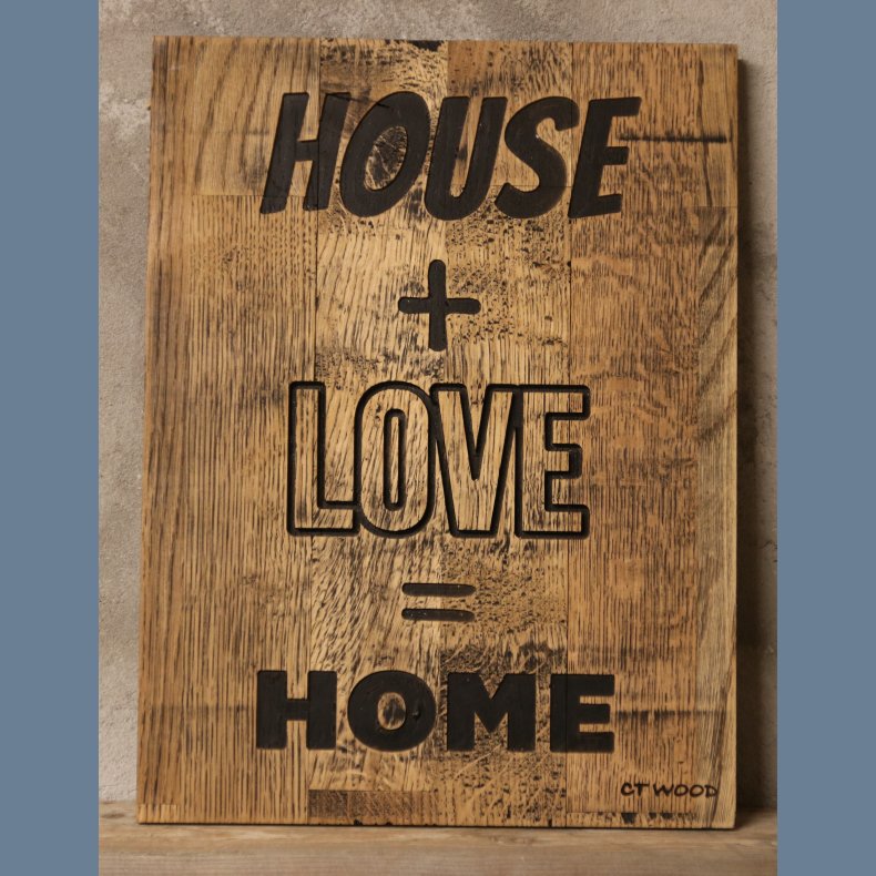 hous + love 30x40